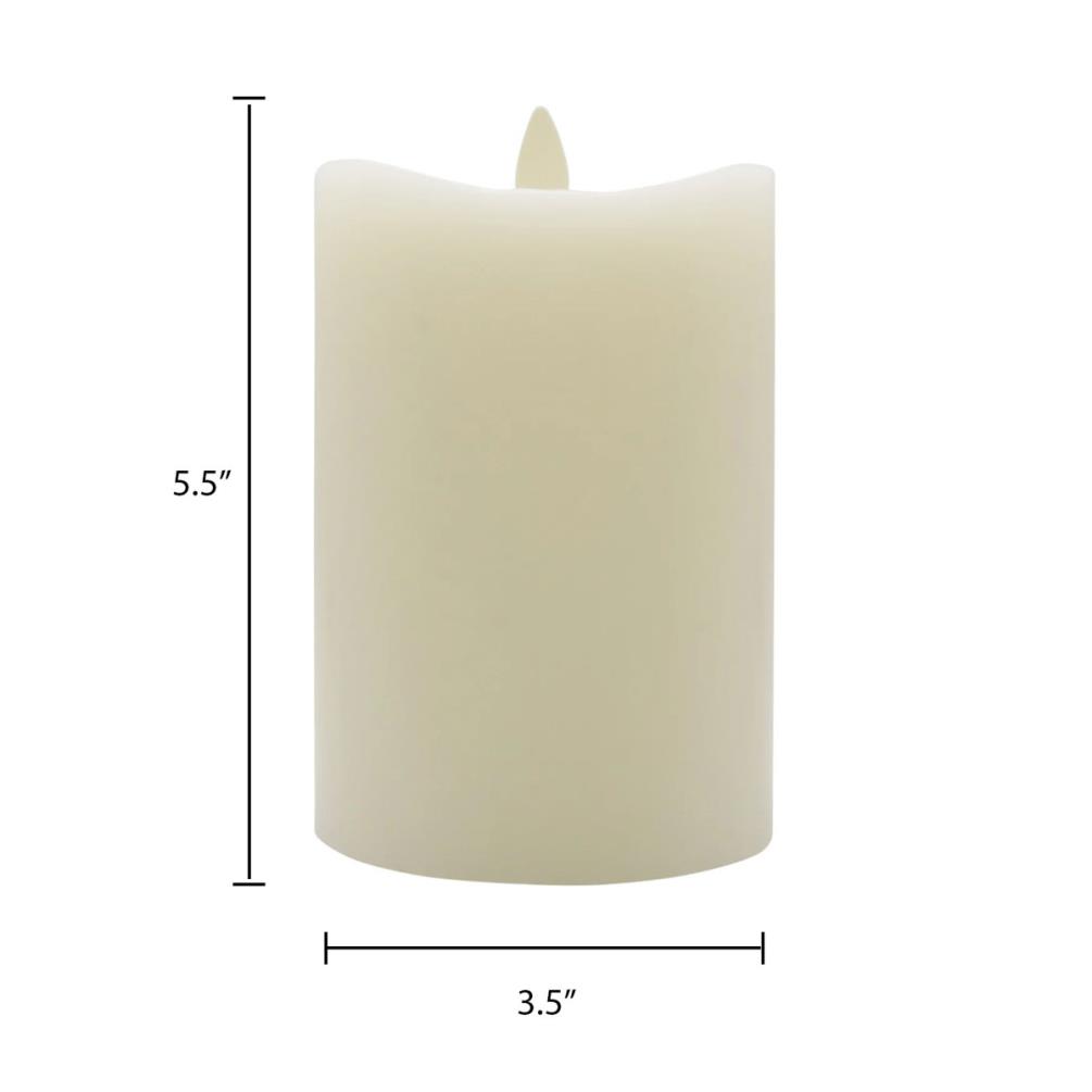 Matchless Vanilla Honey LED Pillar Candle 14cm x 7.6cm Extra Image 2